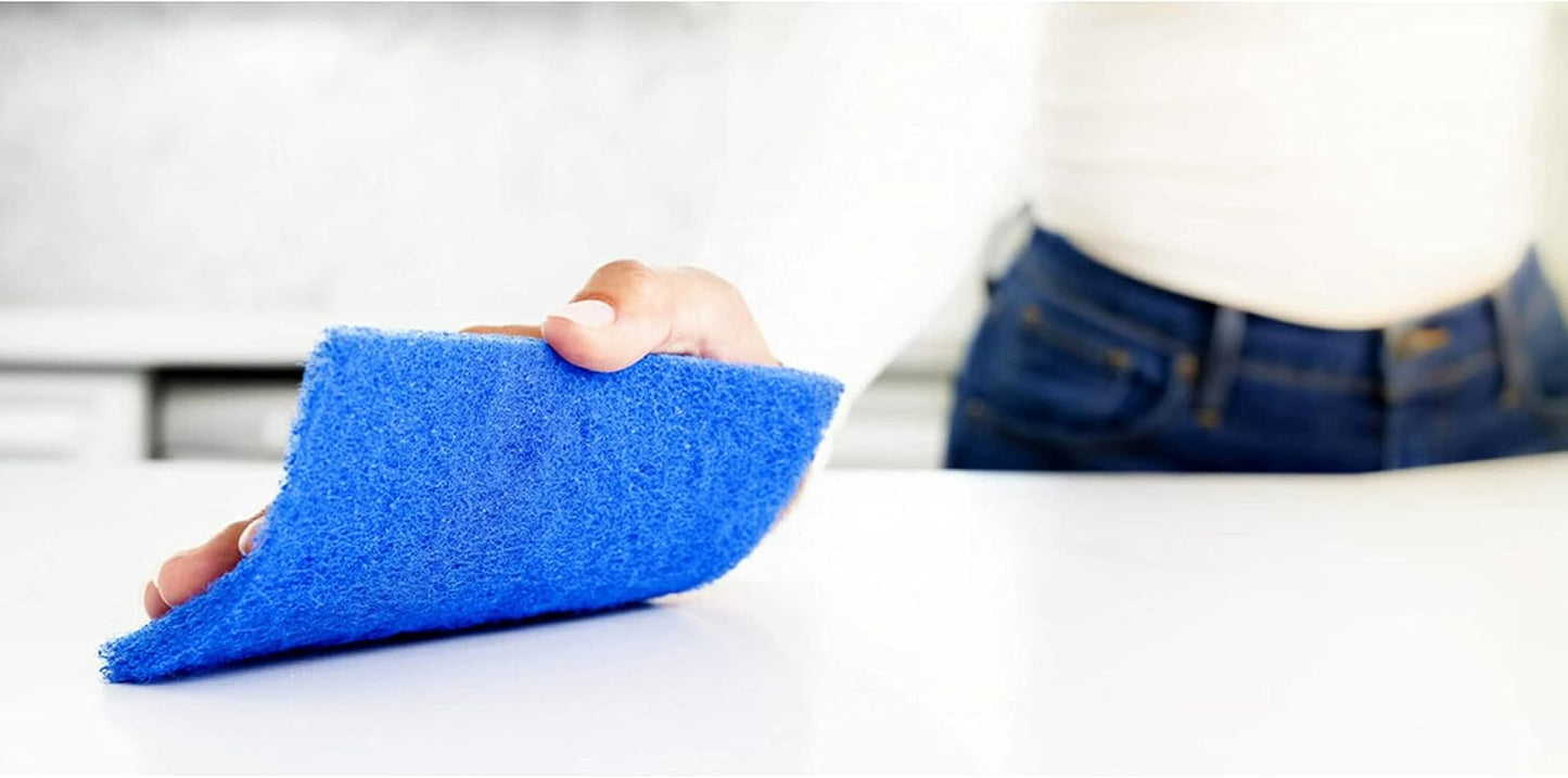 Scotch-Brite Zero Scratch Scouring Pad – Mindful Kitchen Cleaning Essential for Nonstick Pots, Glassware, and Bakeware