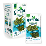 Gimme Seaweed Roasted Seaweed Snacks Clean Label Pantry Staple Simple Ingredients Organic 5 Count