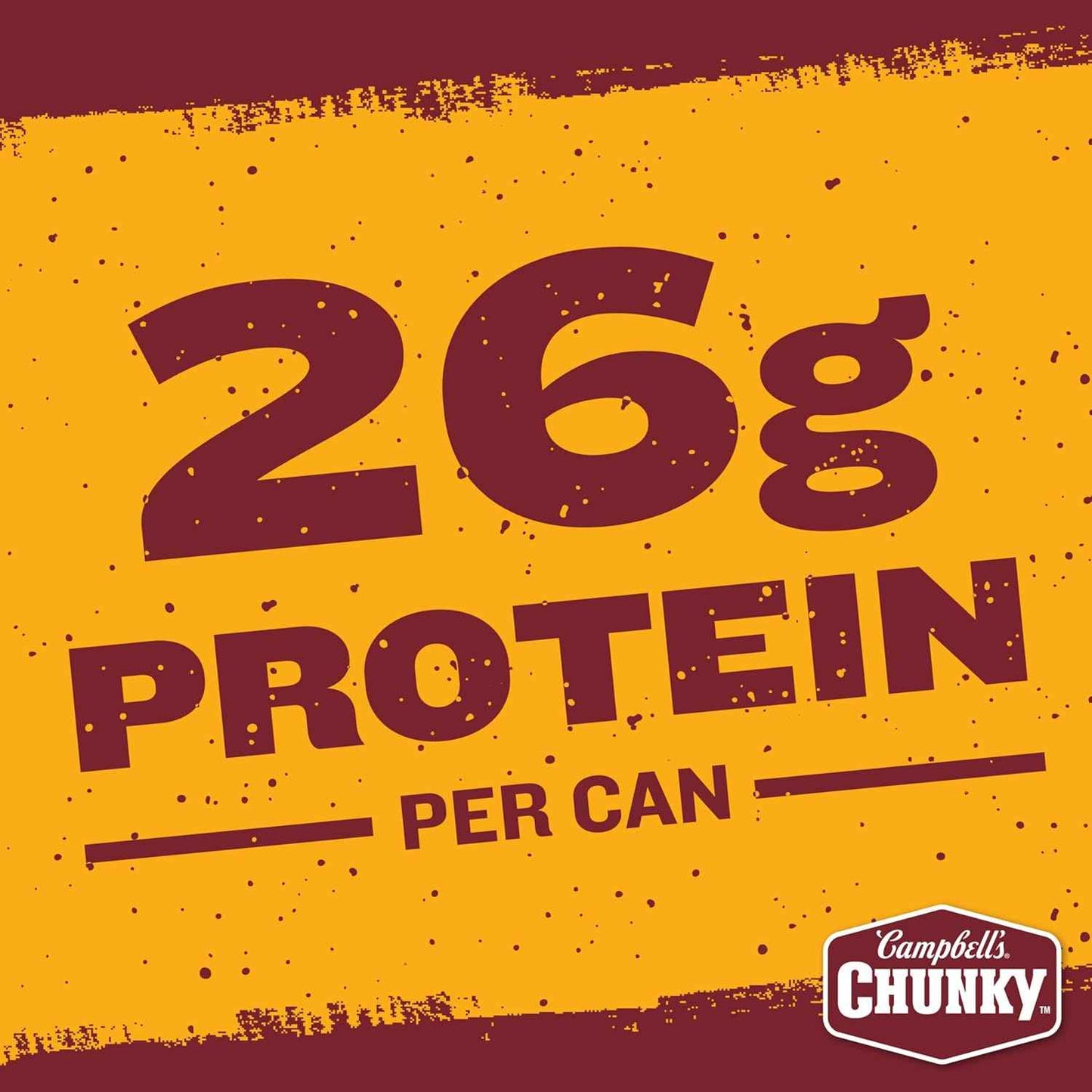 Campbell's Chunky Chili With Beans – Dorm Room Pantry Staple for Late-Night Study Fuel, 16.5 oz Can