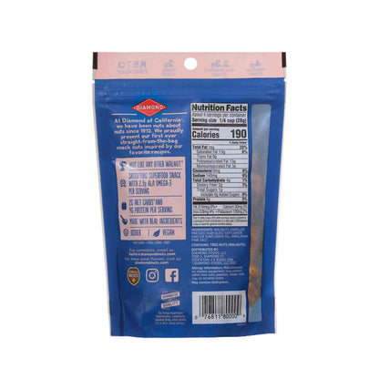 Diamond of California Himalayan Pink Salt Walnuts – Portable Salty Snack for Camping and Picnic Coolers