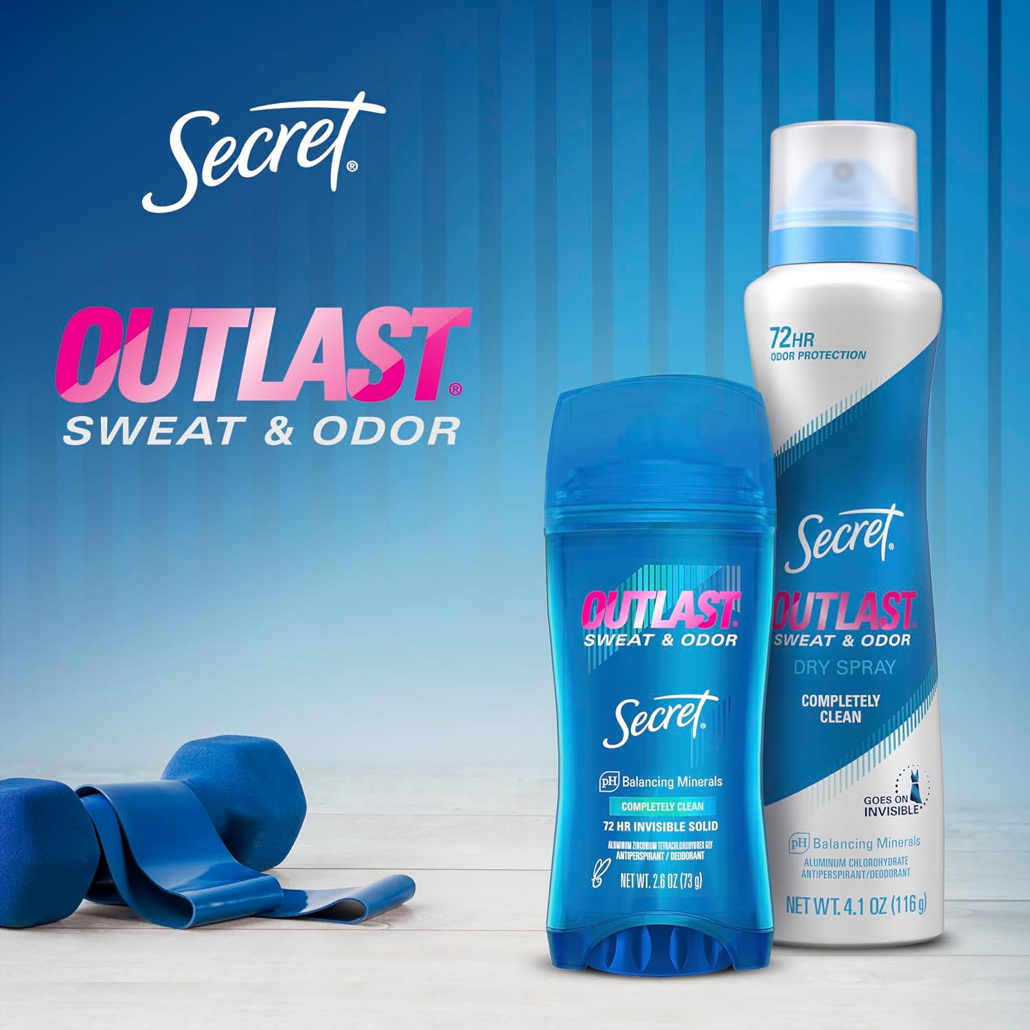 Secret Outlast Antiperspirant Deodorant – TSA-Approved Carry-On Stick for Women Who Fly Often