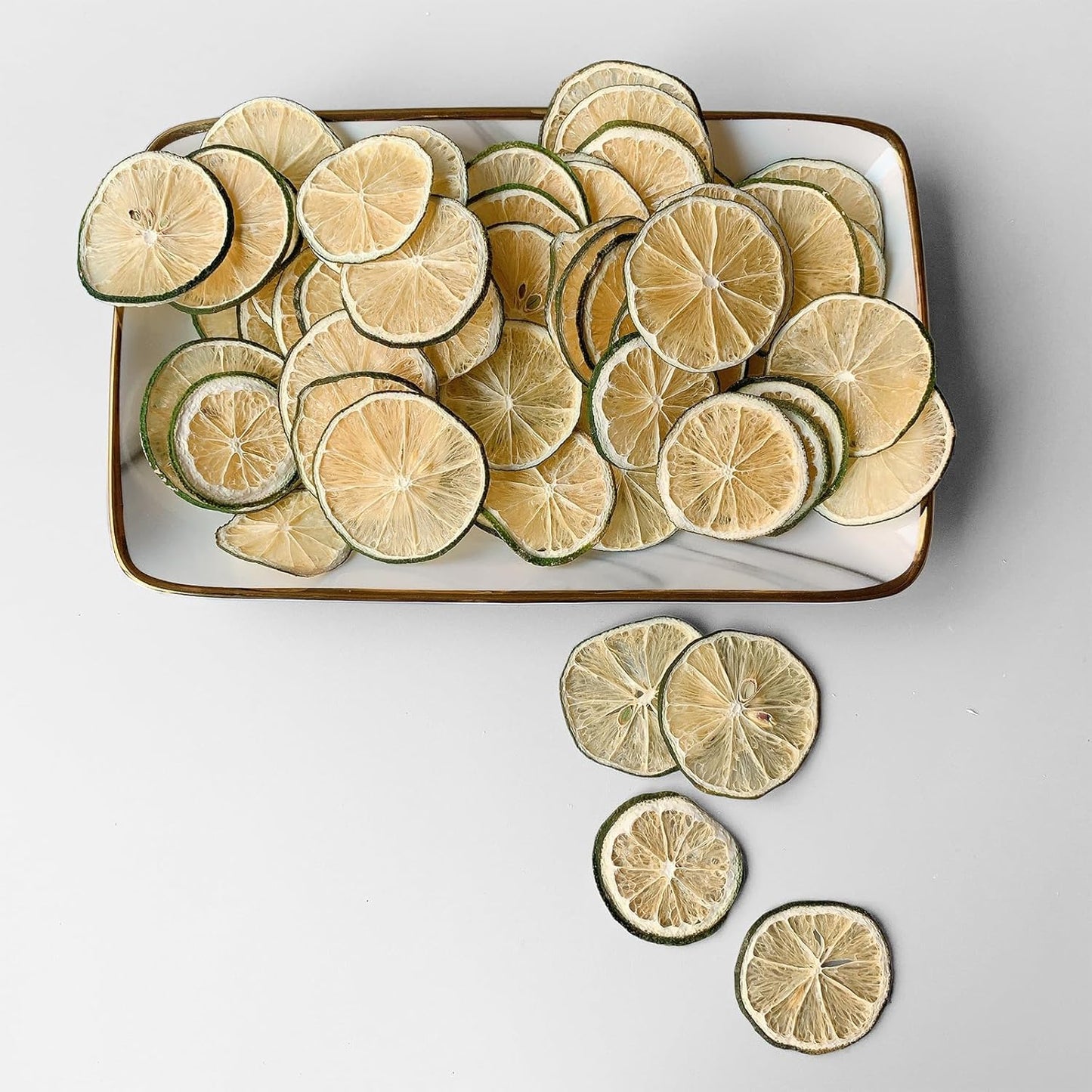 select-grade raw limes chosen for uniform quality