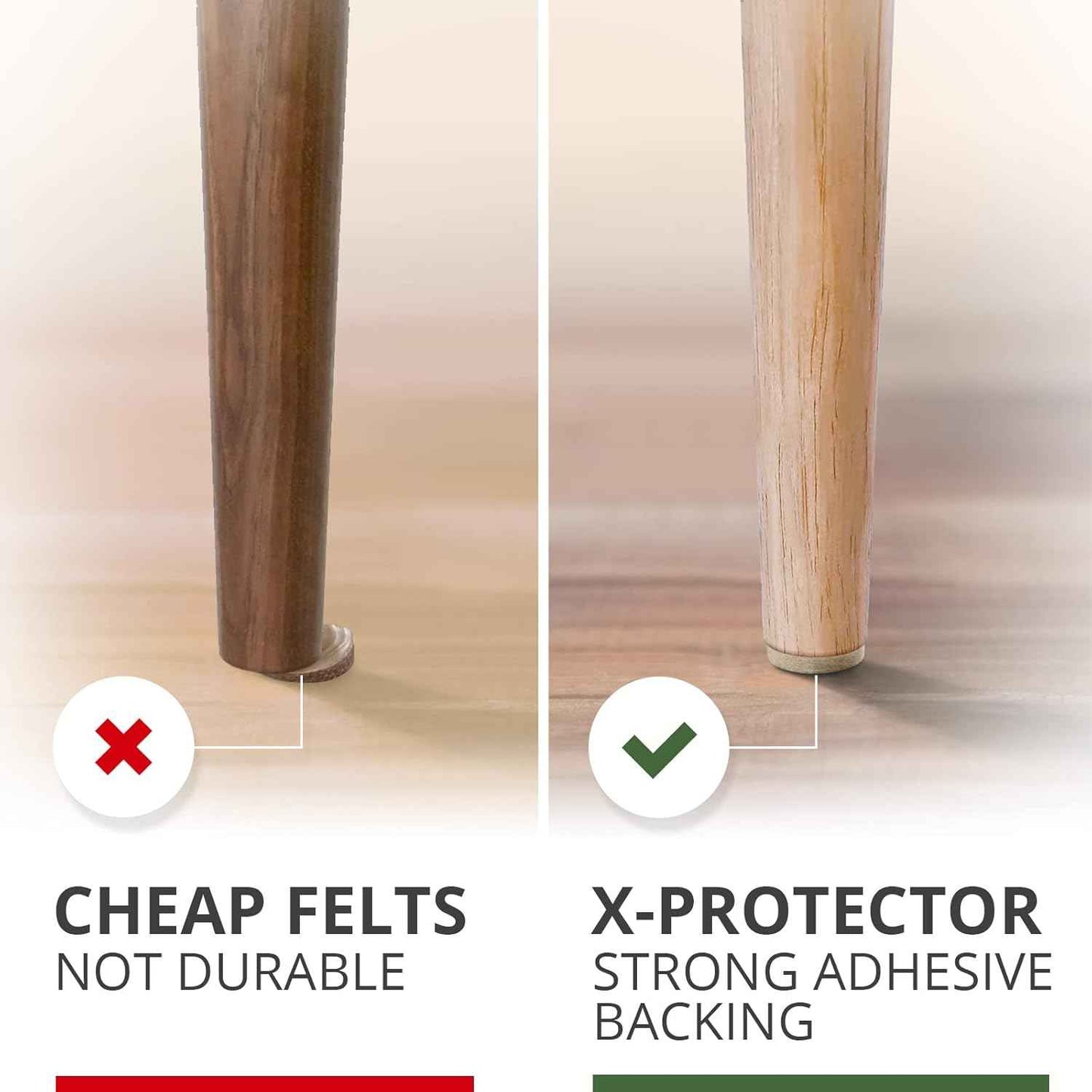 X-PROTECTOR 133-Piece Floor Protector Set – Thoughtful Hostess and Housewarming Gift for Anyone With Hardwood Floors