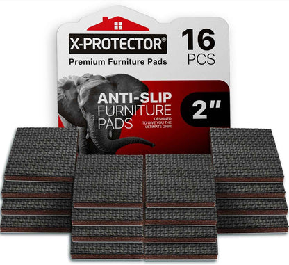 X-PROTECTOR Non Slip Furniture Pads – Nursery Safe Furniture Grippers, Stops Dresser Sliding
