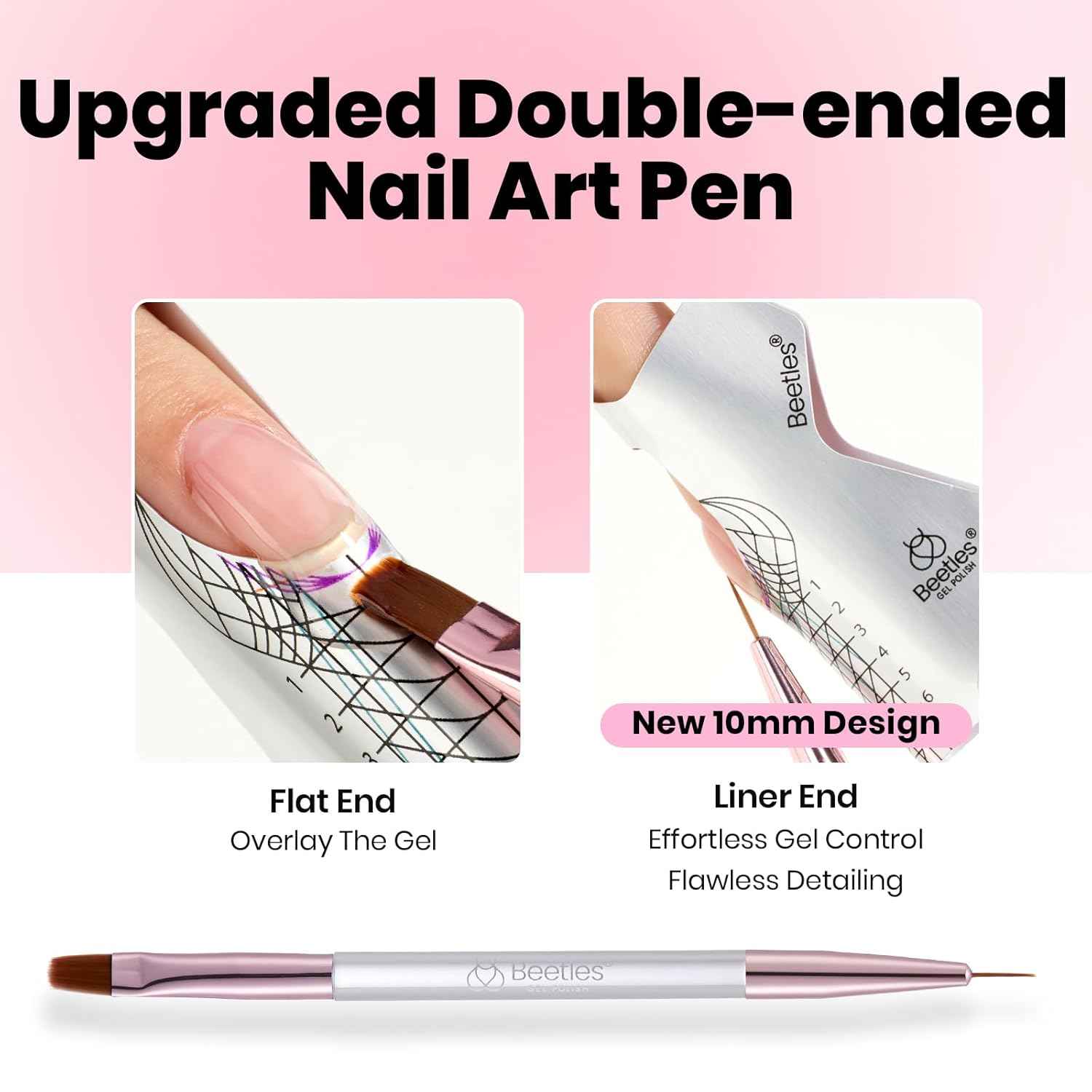 Beetles 9-in-1 Nail Builder Gel Set – Thoughtful Mother's Day Gift for Women Who Love At-Home Manicures