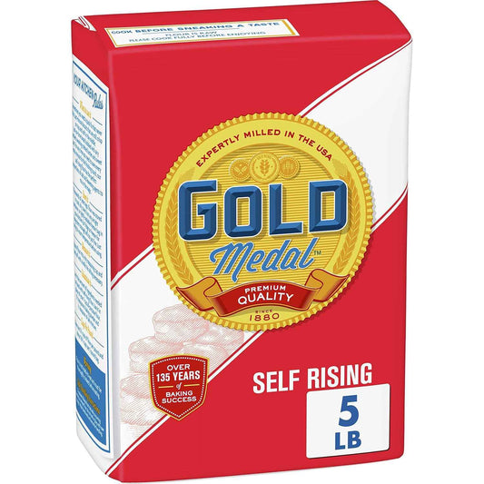 Gold Medal Self Rising Flour 5 lb – Foolproof Family Baking Flour for Weekend Projects with Kids