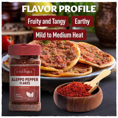 Eastanbul Pul Biber Turkish Flakes – Healthy Pantry Staple for Plant-Based Meal Prep, Gluten-Free