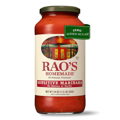 Rao's Homemade Sensitive Formula – Premium Italian Tomato Sauce for Gourmet Cooking