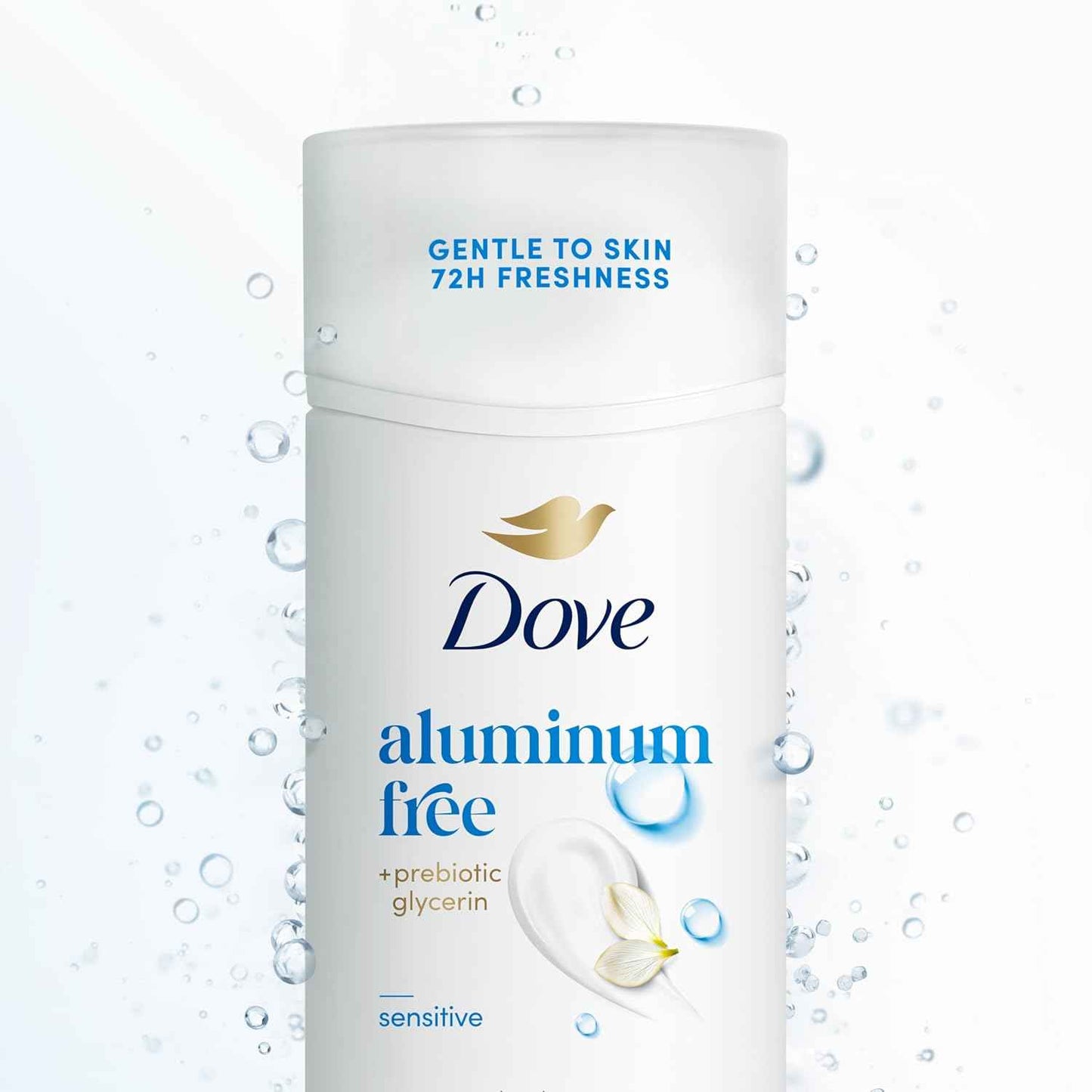 Dove Sensitive Deodorant – Thoughtful Gift for Women with Sensitive Skin, 72H Aluminum-Free Stick