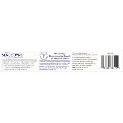 Sensodyne Extra Whitening Toothpaste for Sensitive Teeth – SLS-Free Daily Whitening for Self-Care Routines