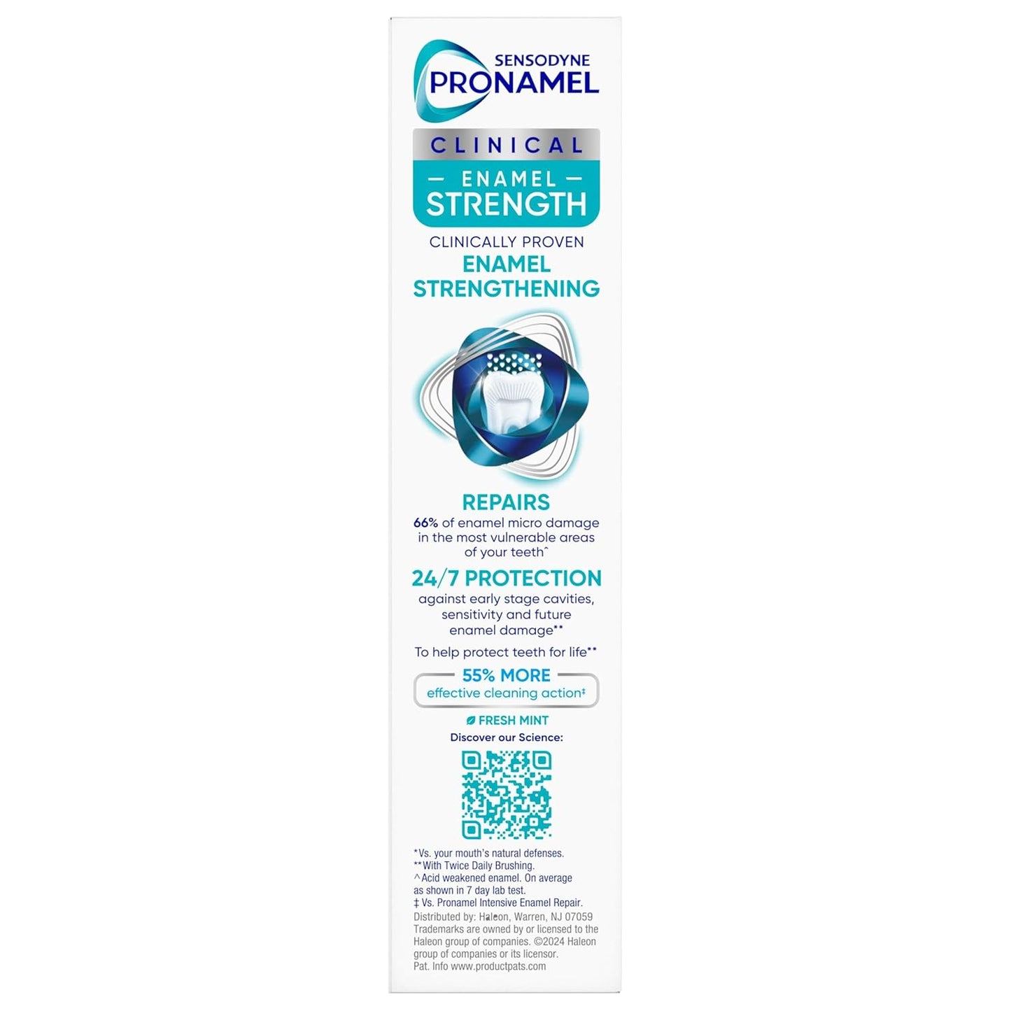 Sensodyne Pronamel Clinical Enamel Strength Toothpaste Gift Set Idea for Her, Deep Clean Enamel Repair Birthday Present for Health Conscious Women