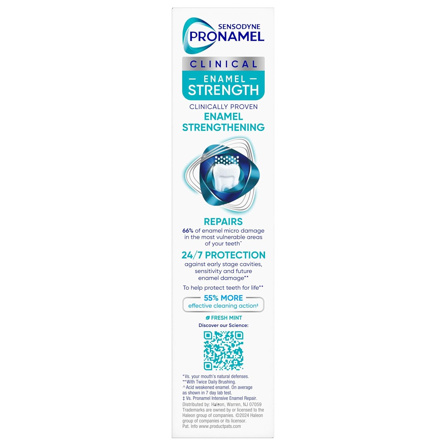 Sensodyne Pronamel Clinical Enamel Strength Toothpaste Gift Set Idea for Her, Deep Clean Enamel Repair Birthday Present for Health Conscious Women