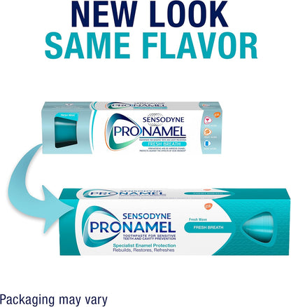 Sensodyne Pronamel Fresh Breath Enamel Toothpaste – Consistent Oral Care for Focus-Ready Workday Routines