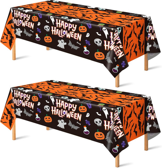 set of 2 tablecloths measuring 86.6 x 51.2 inches each