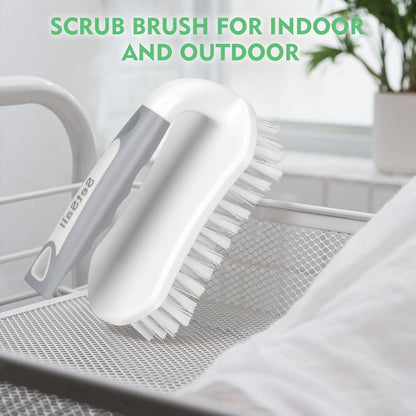 SetSail Scrub Brush – Non-Slip TPR Grip Brush Safe for Wet Hands in Shower and Tub