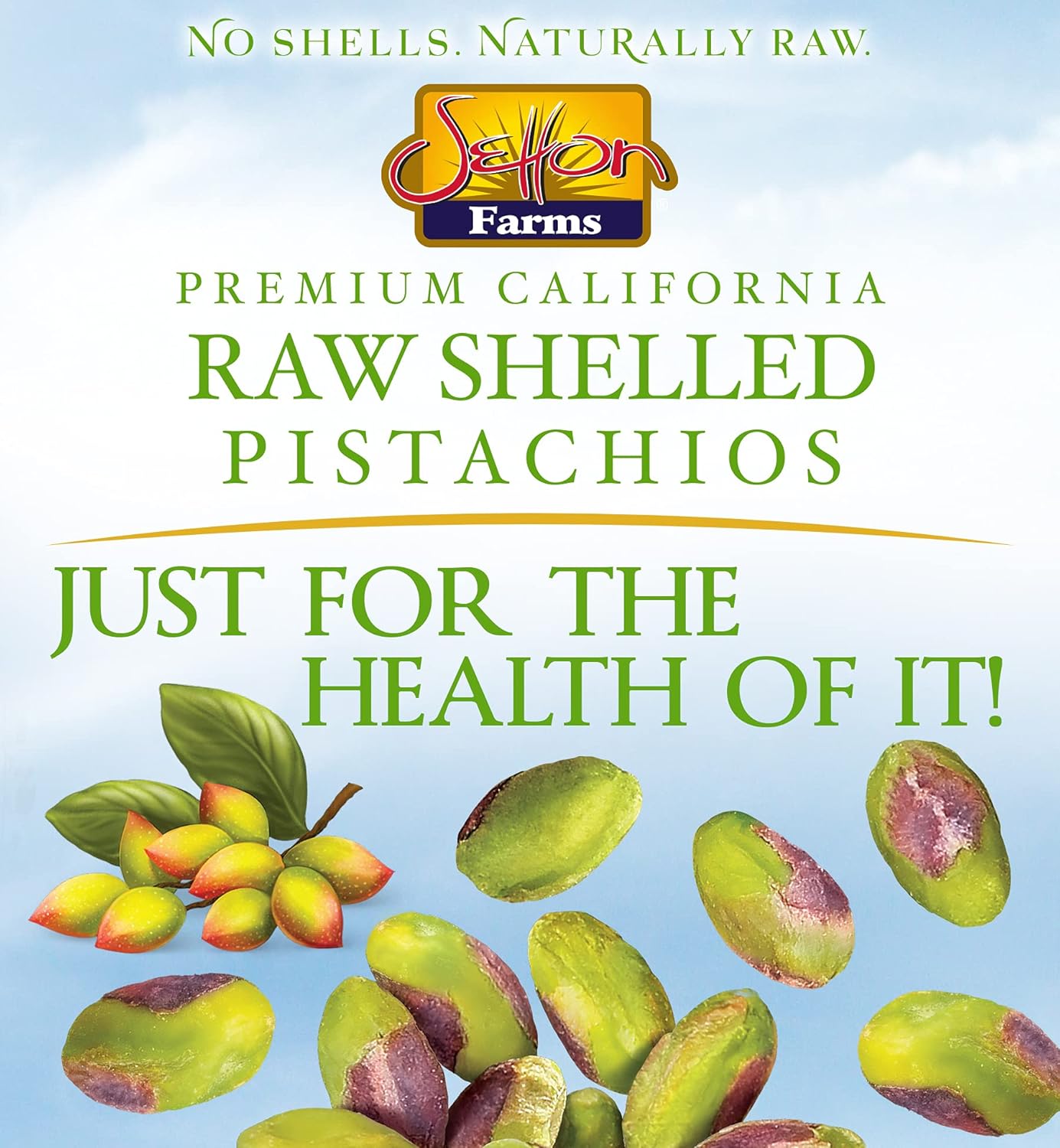 Setton Farms Raw Shelled Pistachios – Resealable 5 oz Pouch for Clutter-Free Pantry and Clean Kitchen Storage