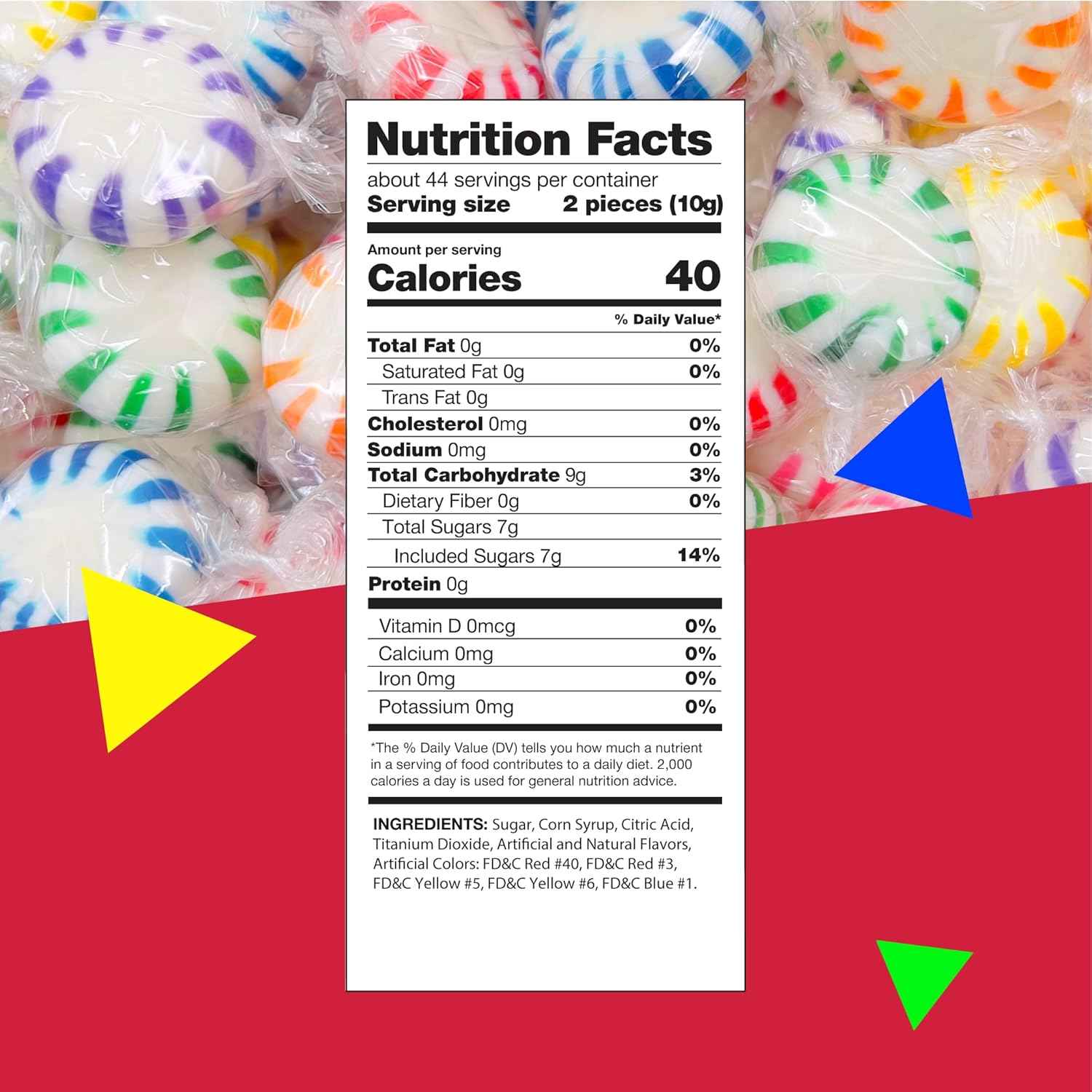 Starlight Mints Hard Candy Bulk 1 Pound – Vibrant Striped Wrappers for Holiday Centerpiece Bowls, Movie Night Snack Stations, and Mantel Styling