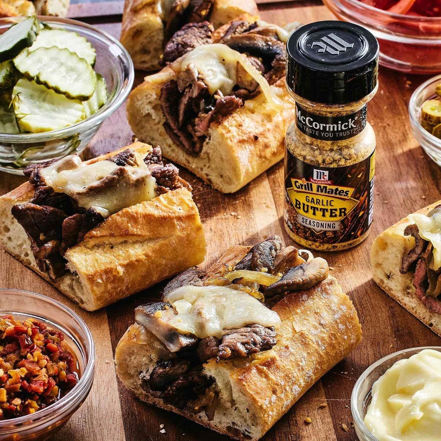 McCormick Grill Mates Garlic Butter Seasoning Gift Set for Dad, Birthday and Father's Day Grilling Gift