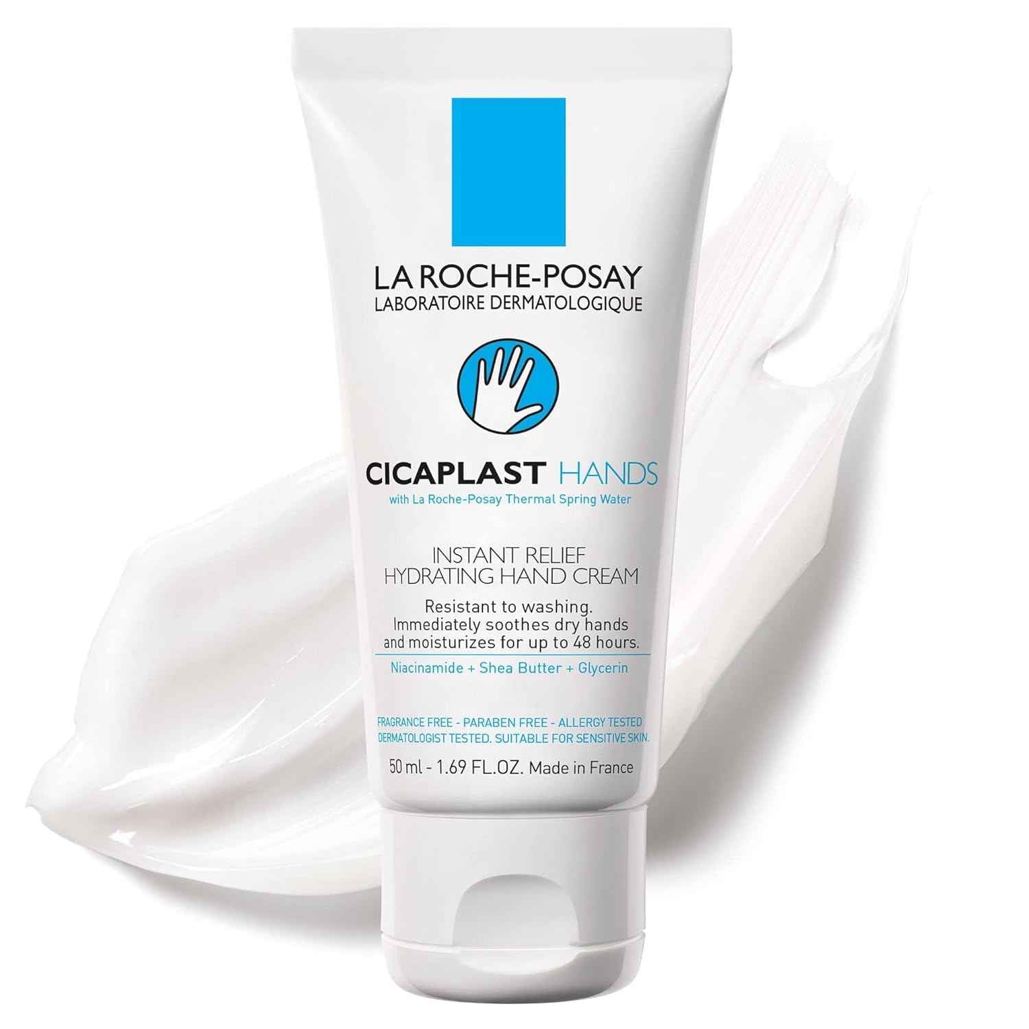La Roche-Posay Cicaplast Hand Cream – Safe, Non-Toxic Moisturizer for Sensitive Skin & Families