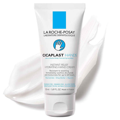 La Roche-Posay Cicaplast Hand Cream – Safe, Non-Toxic Moisturizer for Sensitive Skin & Families