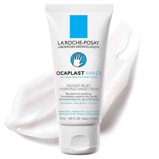 La Roche-Posay Cicaplast Hand Cream – Safe, Non-Toxic Moisturizer for Sensitive Skin & Families