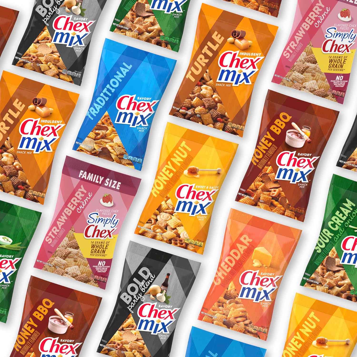 Chex Mix Turtle Snack Mix – Portable Sweet and Salty Trail Mix for Camping, Hiking, and Rest Stops