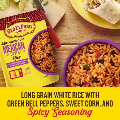 shelf-stable dried rice format with long pantry life