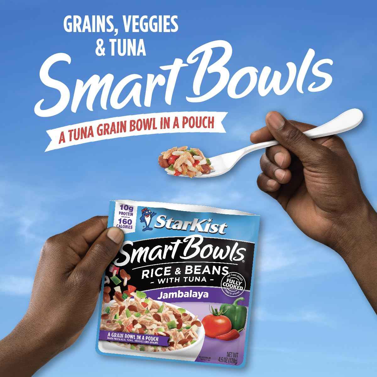 StarKist Smart Bowls Tuna Rice and Beans Jambalaya 4.5 oz Pouch – Shelf Stable Camping and Road Trip Meal With Zero Refrigeration