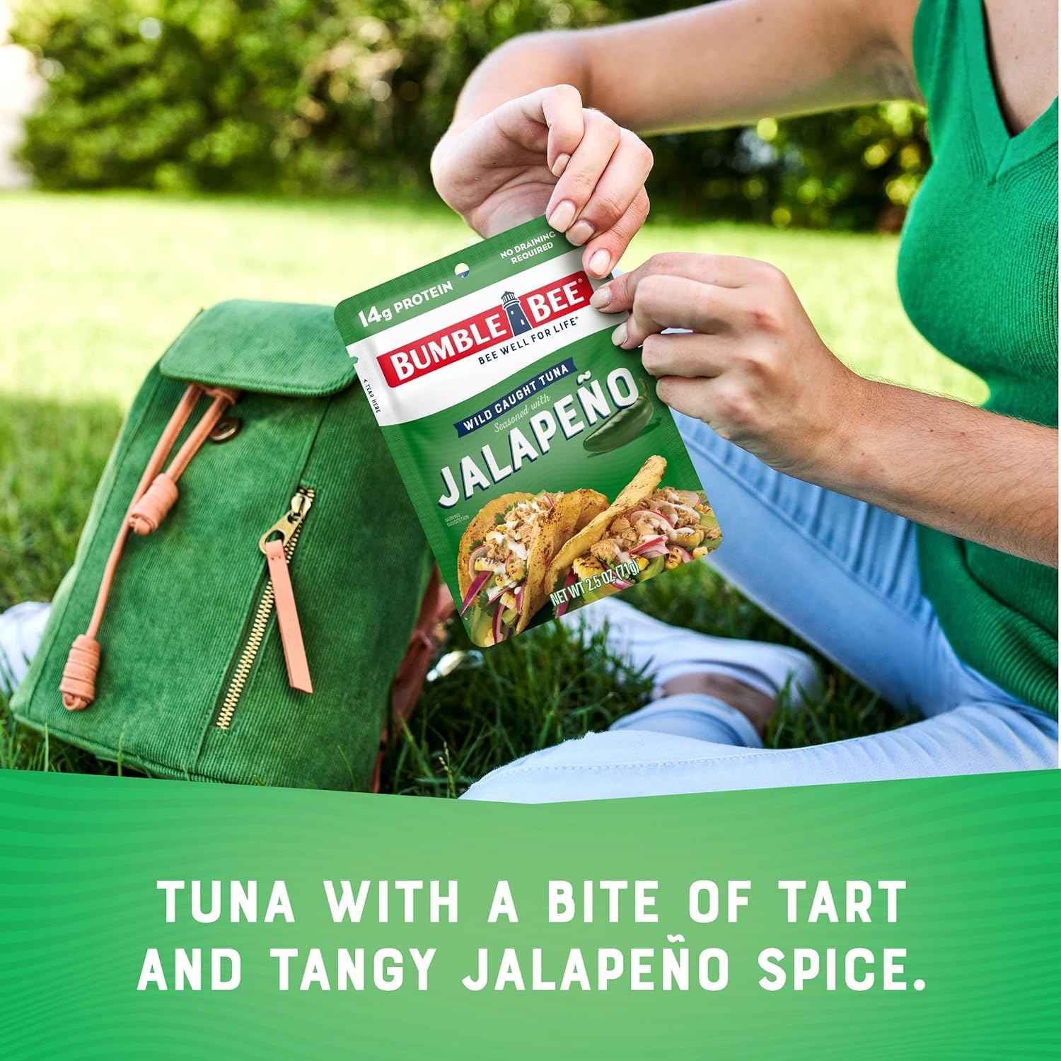 Bumble Bee Spicy Thai Chili Tuna Pouch – Lightweight Backpacking Meal for Campsite and Trail Lunches