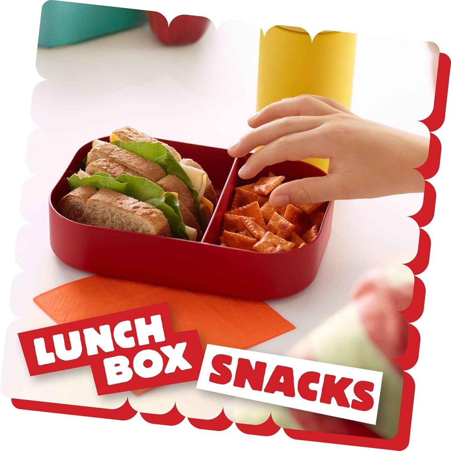 Cheez-It Snack Mix, Family Size Snack Pack for School Lunches and Road Trips, Original, 17.8oz Box