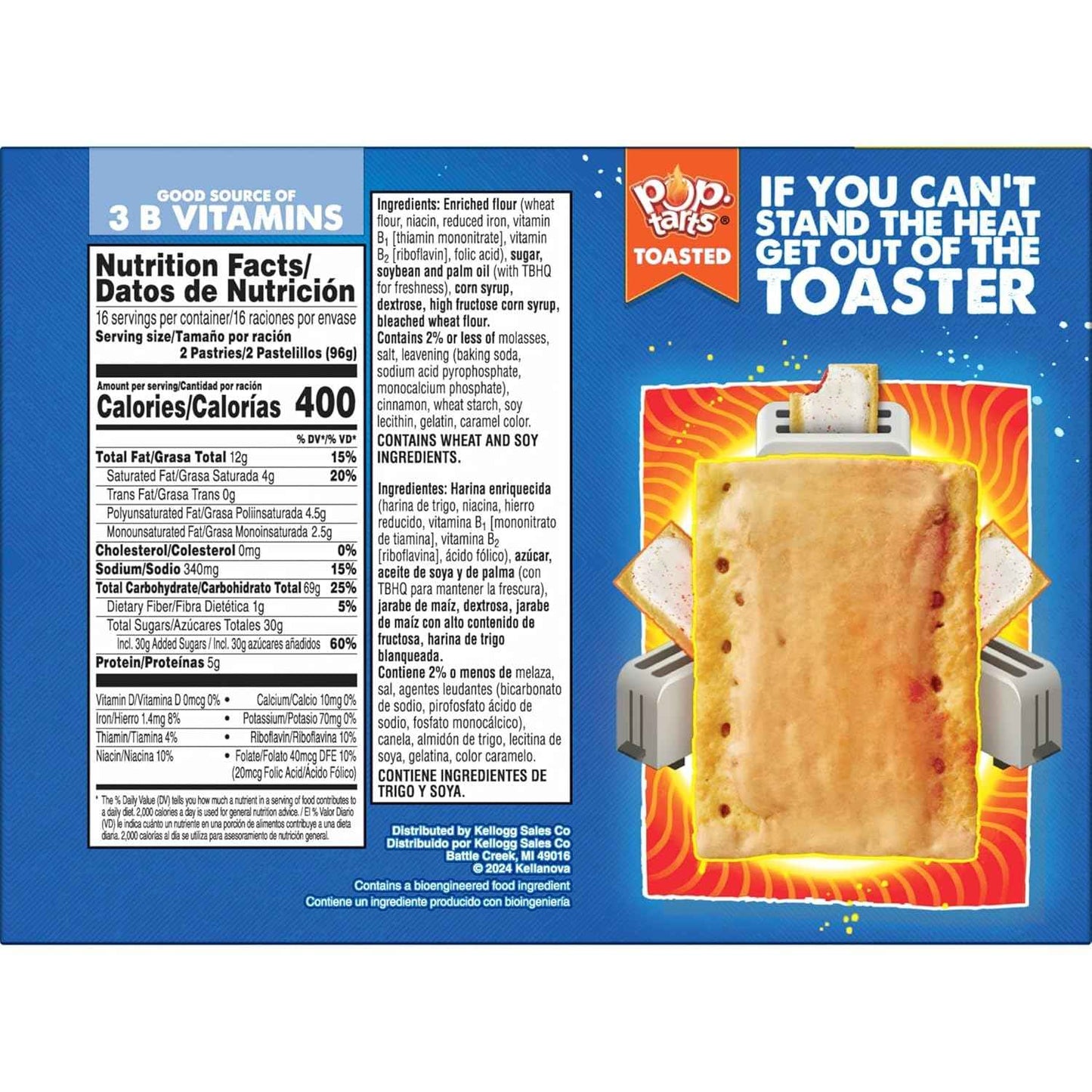 Pop-Tarts Frosted Brown Sugar Cinnamon Toaster Pastries – Grab-and-Go Breakfast for Busy Workdays, Pantry Pack of 32