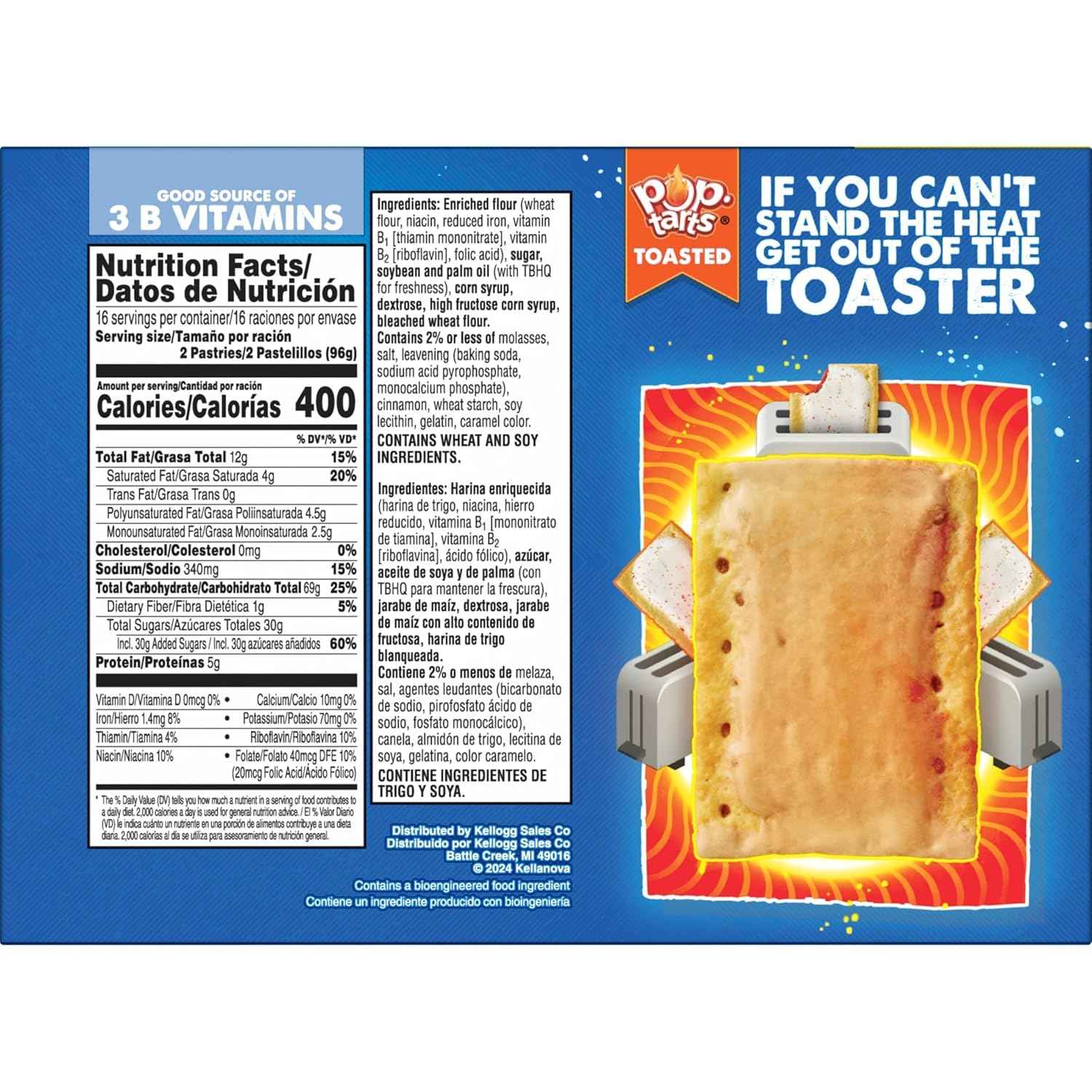 Pop-Tarts Frosted Brown Sugar Cinnamon Toaster Pastries – Grab-and-Go Breakfast for Busy Workdays, Pantry Pack of 32