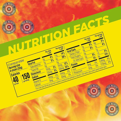 Slim Jim Smoked Meat Sticks, Vlasic Dill Pickle Flavor – 6g Protein Lunchbox Snack for School and After-School