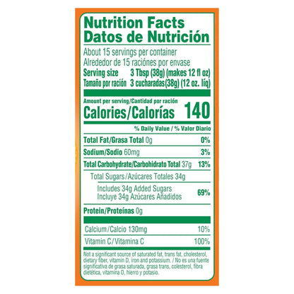 shelf-stable powdered format requiring no refrigeration before mixing