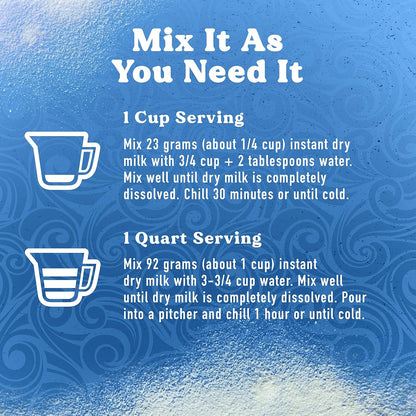 shelf-stable powdered format with no refrigeration required