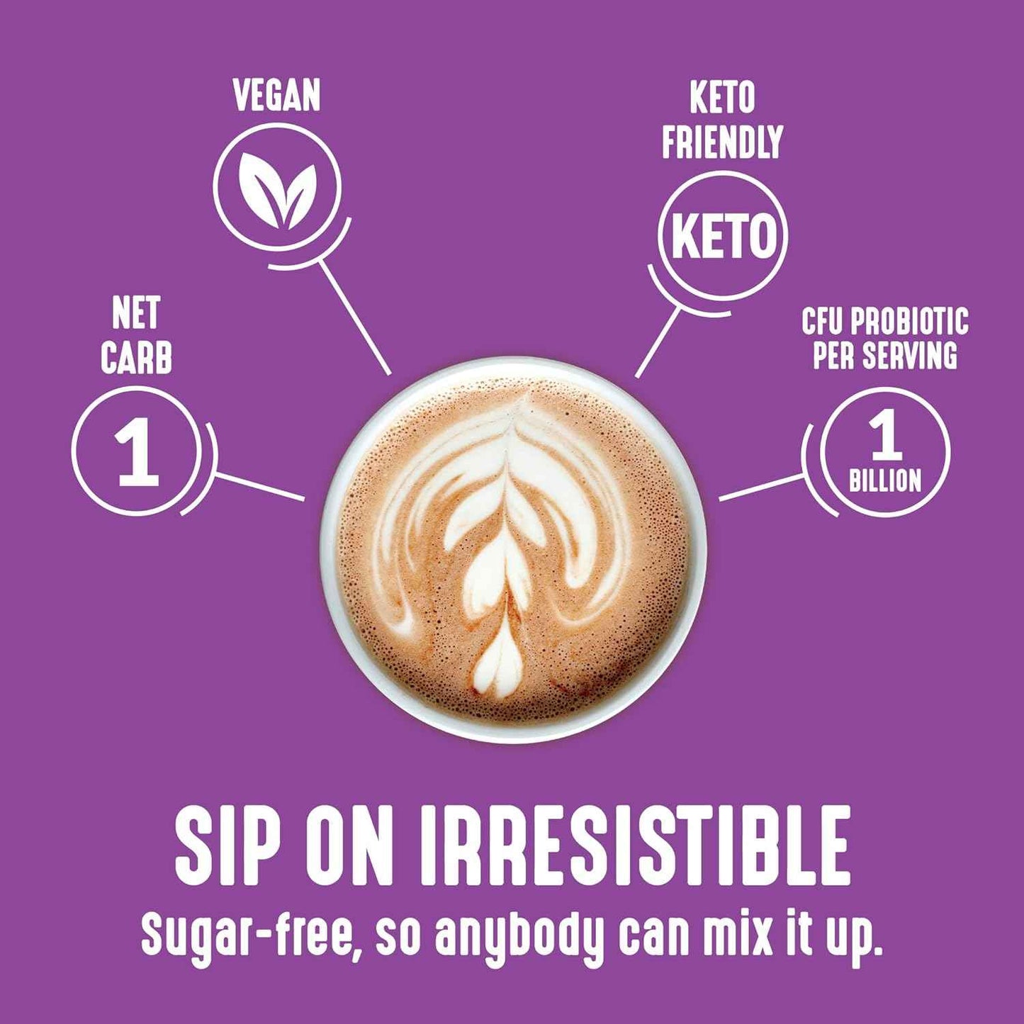 Lakanto Sugar Free Drinking Chocolate - Evening Wind-Down Cocoa Mix for Mindful Keto Rituals, Monk Fruit Sweetened, 1g Net Carb