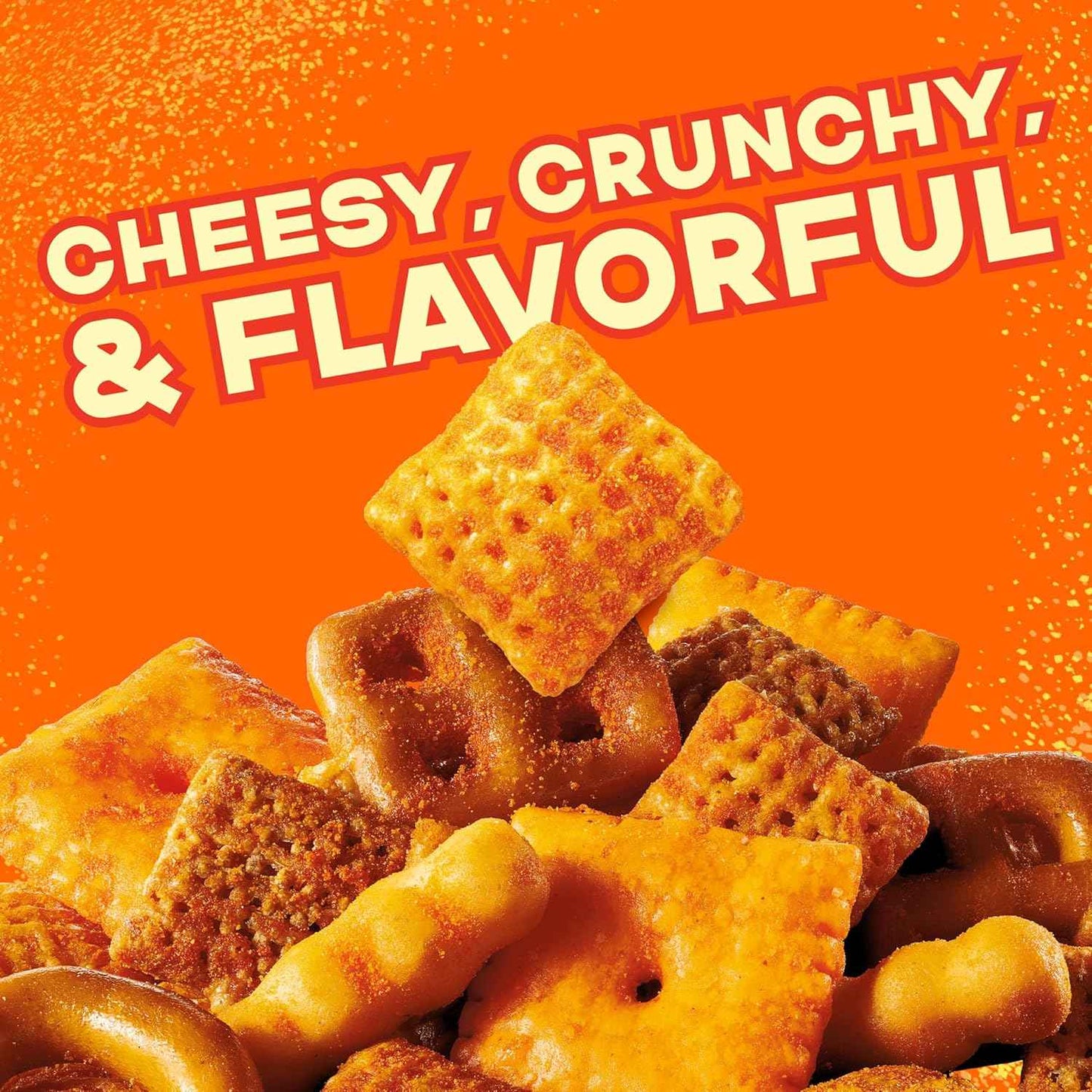 Chex Mix Cheddar Snack Mix – After-School Snack Bowl for Kids, 13.5 oz Pantry Pack