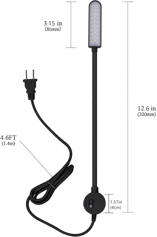 silicone resin sleeve over the flexible metal gooseneck for safer handling