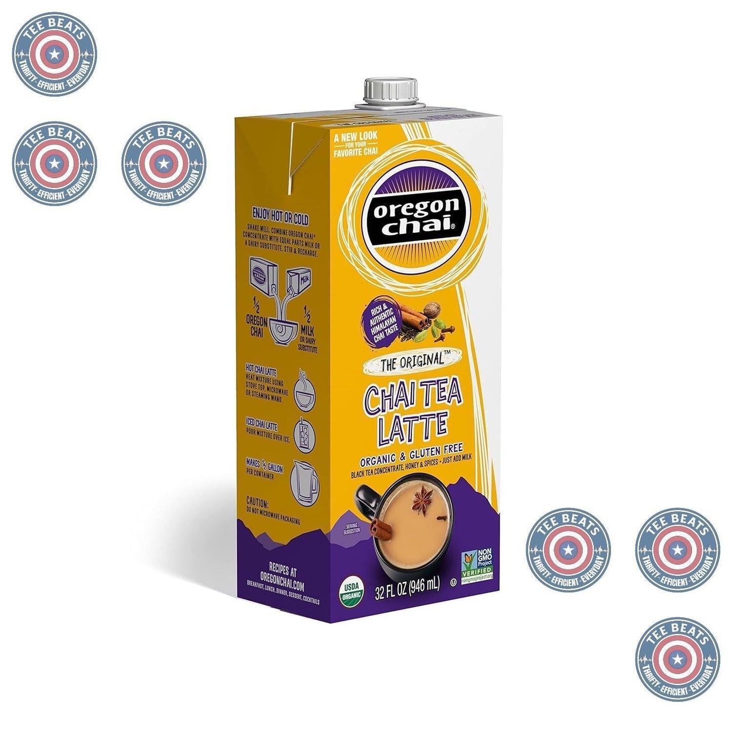 simple 1:1 mix ratio with milk or dairy substitute for foolproof preparation