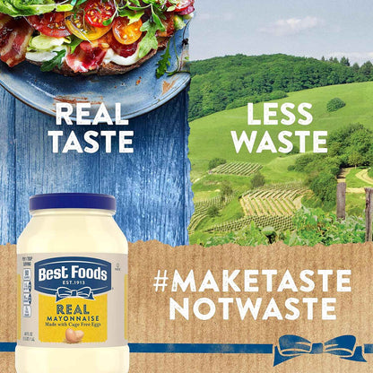 Hellmann's Real Mayonnaise – Backyard BBQ Condiment for Juicy Burgers and Grilled Meats, 15 oz