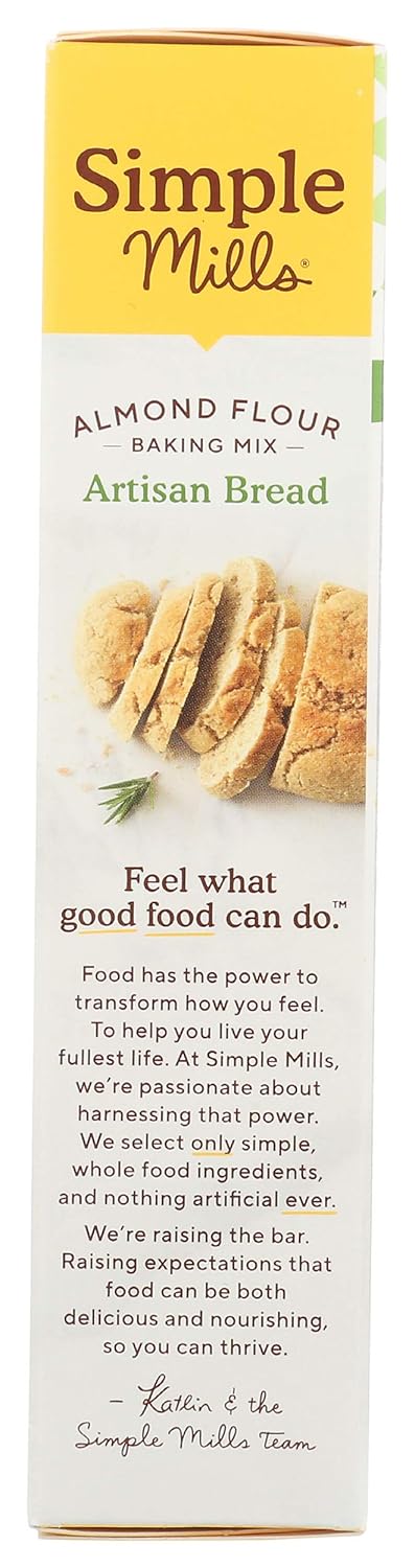 Simple Mills Almond Flour Baking Mix – Allergy Free Bread Mix for School Lunchbox and Birthday Cake