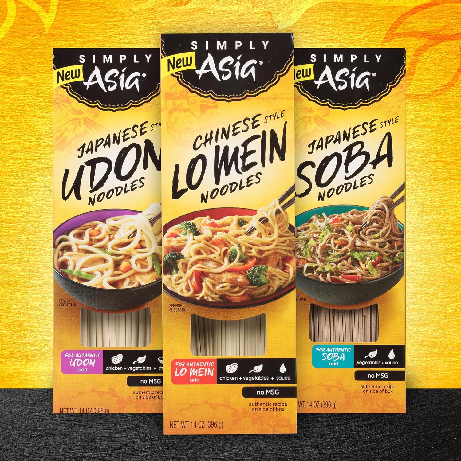 Simply Asia Lo Mein Noodles, Chinese Style No MSG – Clean-Eating Pantry Staple for Mindful Home Cooking