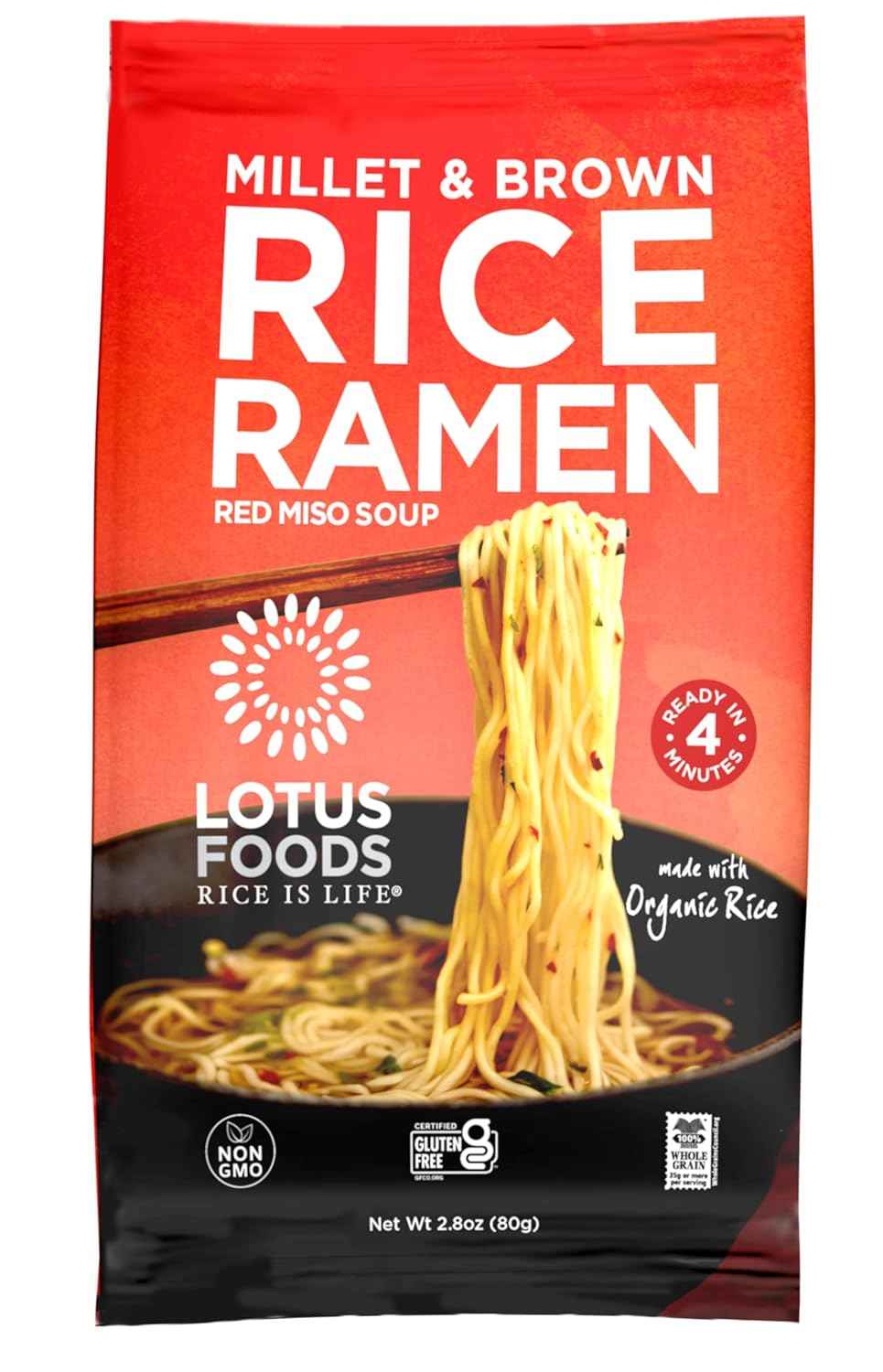 Lotus Foods Organic Miso Ramen – Quick 5-Minute Desk Lunch for Busy Professionals and Focused Work-from-Home Days