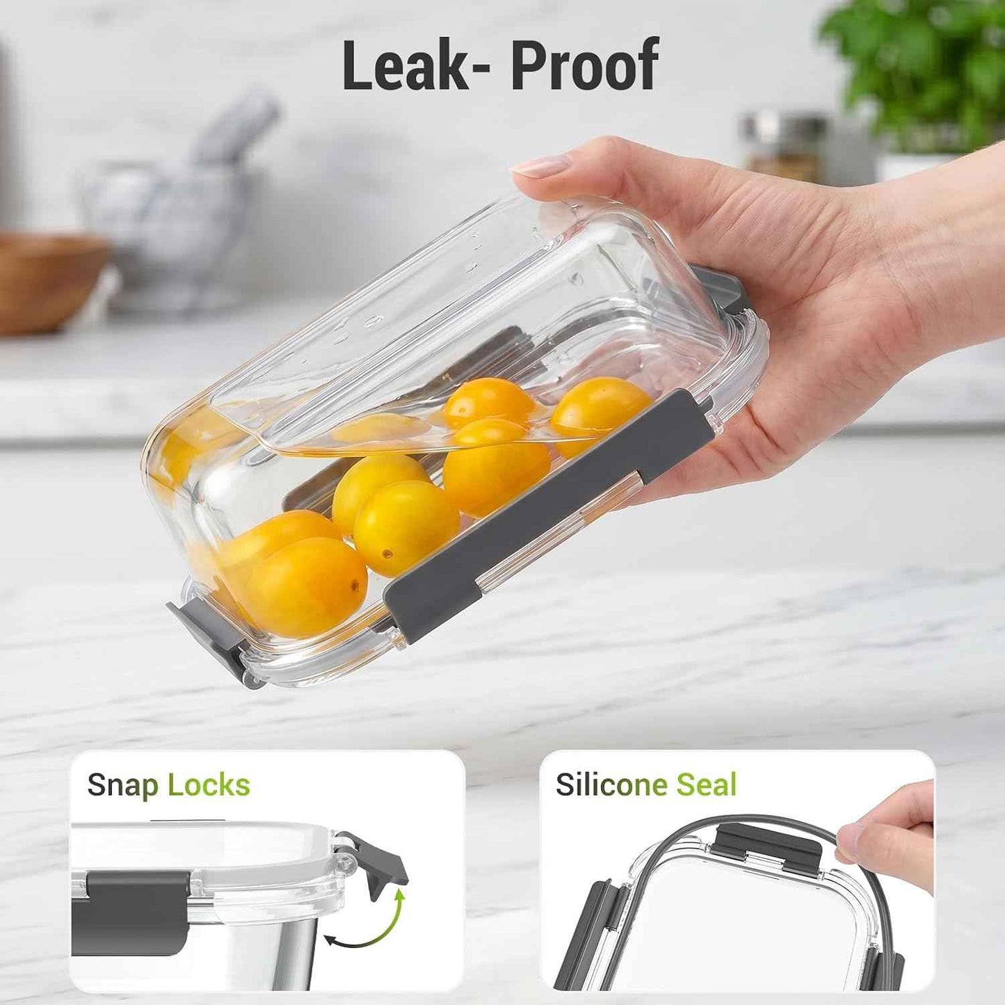 Dealusy 20-Piece Glass Food Container Combo – Streamlined Prep for Intentional Home Cooks