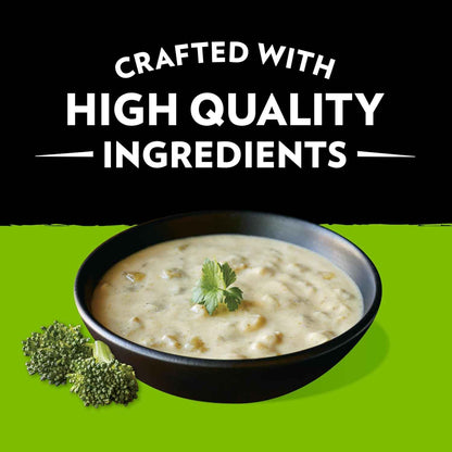 Campbell's Slow Kettle Creamy Broccoli Cheddar Bisque — Soft Texture Soup for Dental Recovery and Sensitive Stomachs, 15.5 oz Bowl
