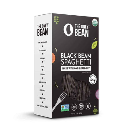 The Only Bean - Gluten-Free Black Bean Spaghetti - Family-Safe Pasta for School Lunches and Picky Eaters