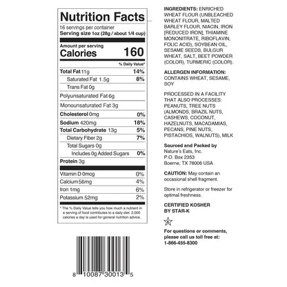 Sesame Sticks 16oz – Kid-Friendly Lunchbox Snack for Grandkids, Small Crunchy Sticks in Resealable Bulk Bag