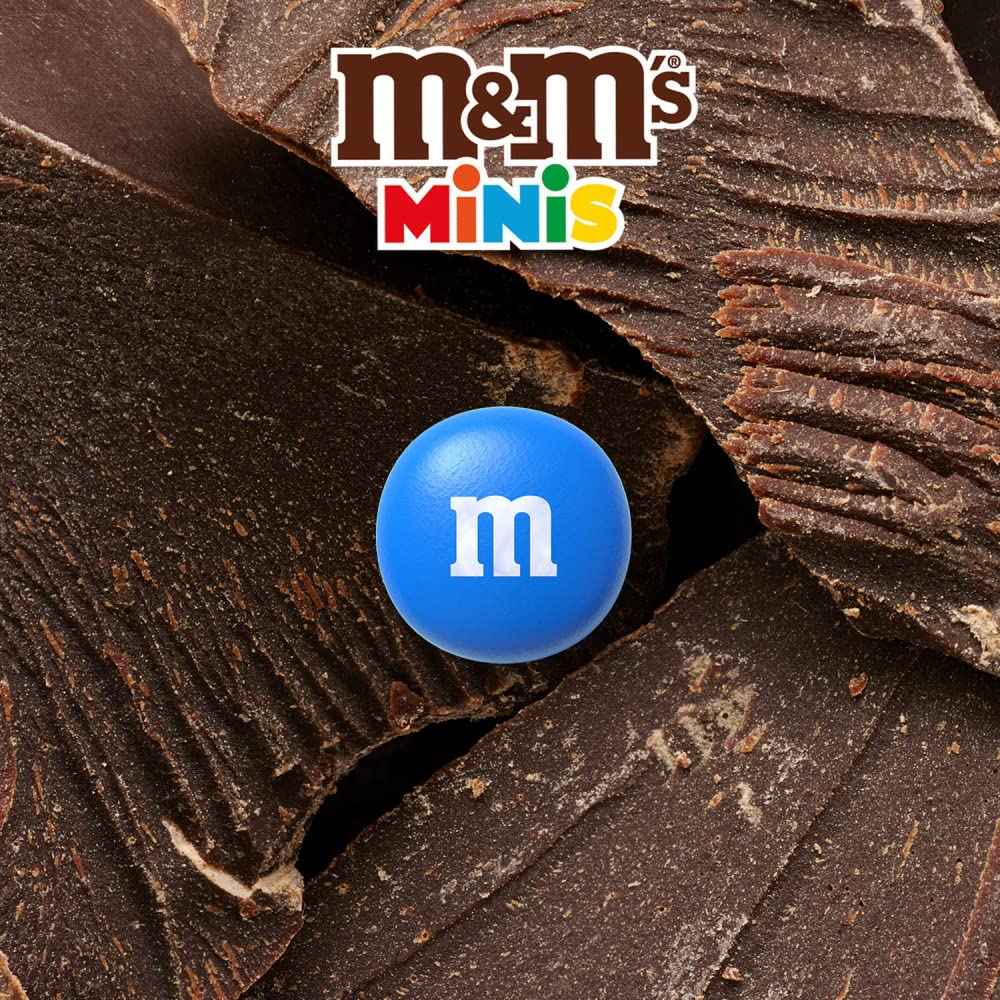 M&M'S MINIS Milk Chocolate Candy – Family Size Snack for Kids' Playroom and Pantry, 16.9 oz Resealable Bag