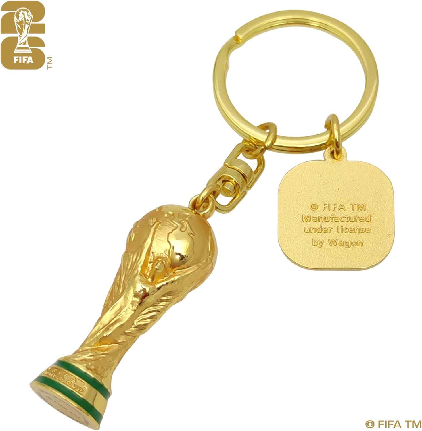 FIFA World Cup 2026 Trophy Keychain – Birthday Gift for Soccer Fan, National Team Colors
