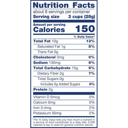 single-serve 0.65 oz snack packs designed for portion control and portability